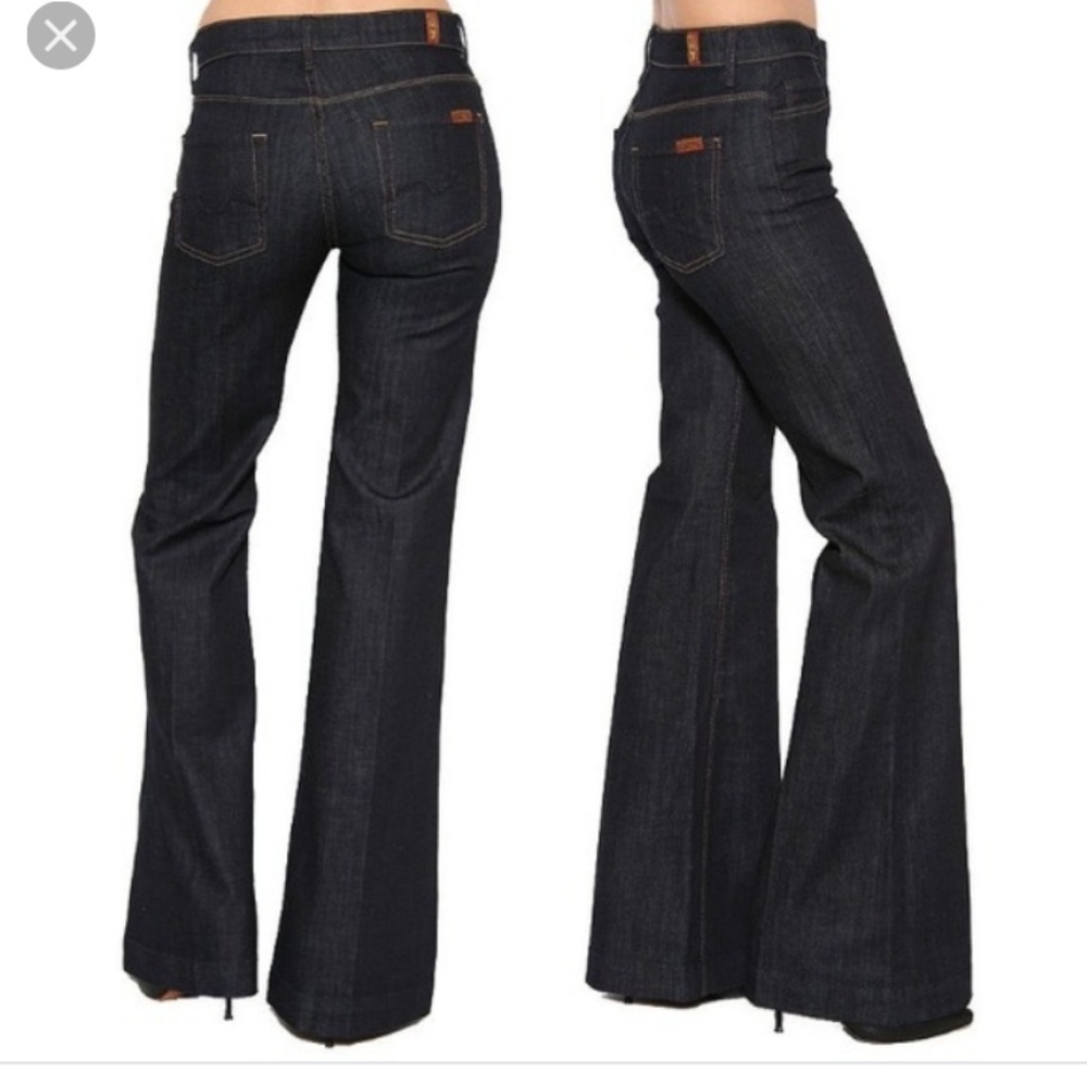 7 FOR ALL MANKIND LOW RISE GINGER SZ 30X34